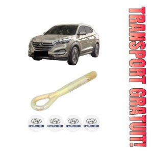 Cui carlig remorcare, tractare auto HYUNDAI TUCSON (TL, TLE) din 2015-2020, Otel, Cri-Flo, 4 Stickere cu HYUNDAI