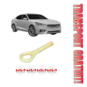 Cui carlig remorcare, tractare auto KIA CADENZA II (YG) din 2016, Otel, Cri-Flo, 4 Stickere cu KIA