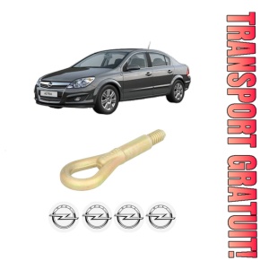 Cui carlig remorcare, tractare auto OPEL ASTRA H Saloon (A04) din 2007-2014, Otel, Cri-Flo, 4 Stickere cu OPEL