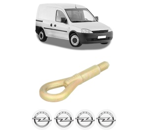 Cui carlig remorcare, tractare auto OPEL COMBO Box Body/MPV din 2001-2012, Otel, Cri-Flo, 4 Stickere cu OPEL - Img 2