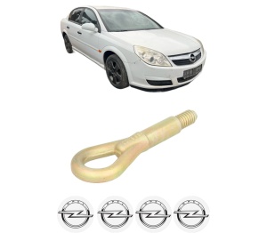 Cui carlig remorcare, tractare auto OPEL VECTRA C (Z02) din 2002-2009, Otel, Cri-Flo, 4 Stickere cu OPEL - Img 2