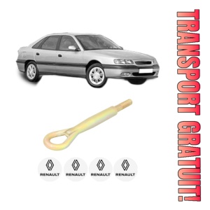 Cui carlig remorcare, tractare auto RENAULT SAFRANE II (B54_) din 1996-2000, Otel, Cri-Flo, 4 Stickere cu RENAULT