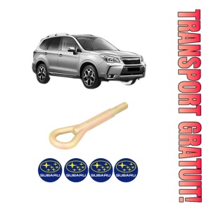 Cui carlig remorcare, tractare auto SUBARU FORESTER (SJ_) din 2013, Otel, Cri-Flo, 4 Stickere cu SUBARU