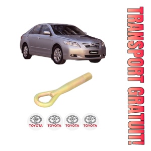 Cui carlig remorcare, tractare auto TOYOTA CAMRY (_V40) din 2006-2014, Otel, Cri-Flo, 4 Stickere cu TOYOTA
