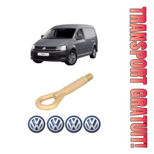 Cui carlig remorcare, tractare auto Volkswagen CADDY III Box Body/MPV (2KA, 2KH, 2CA, 2CH) din 2004-2015, Otel, Cri-Flo, 4 Stickere cu Volkswagen