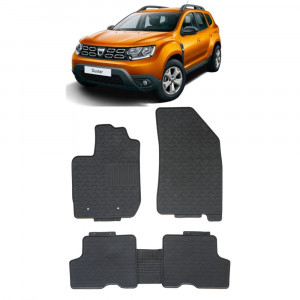 Dacia Duster (2018-2024) Set 5 covorase auto cauciuc Exclusive Line
