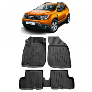 Dacia Duster 2Wd (2015-2018) Set covorase auto cauciuc G.Modern Line 3D accesorii pentru autoturismul tau - masina v241523