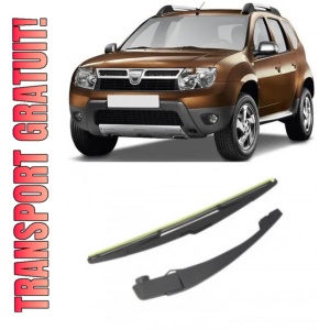 Dacia Duster Brat stergator pentru luneta spate cu lamela 370 mm, compatibil cu Dacia Duster SUV fabricat intre 2011-2018, calitate extra