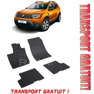 Dacia Duster I, Suv, fabricat din 2010 - 12.2017, set covorase auto dedicate, din cauciuc 100% Premium - Transport Gratuit
