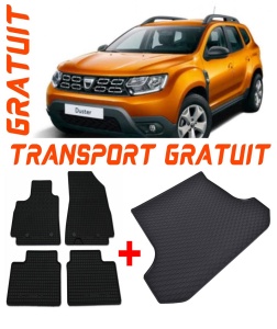 Dacia Duster Set Covorase + tavita portbagaj auto Dacia Duster II fabricatie 01.2018 - prezent, caroserie suv, 4x4 accesorii pentru autoturismul tau - masina v1876