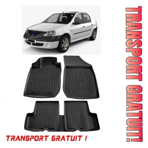 Dacia Logan I (2004-2012) Set covorase auto cauciuc G.Modern Line 3D transport gratuit