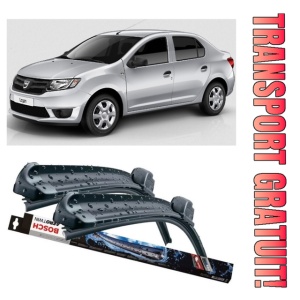 Dacia Logan II Set 2 stergatoare parbriz Bosch Aerotwin 600/475mm compatibile cu Dacia LOGAN II (2012) (55 cm / 47.5 cm)
