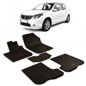 Dacia Sandero Stepway (2008-2012) Set 5 covorase auto cauciuc Urban Line accesorii pentru autoturismul tau - masina v240874