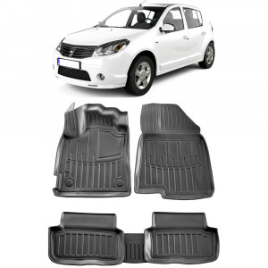 Dacia Sandero Stepway III (2020-) Set Covorase auto tip tavita din cauciuc Premium Umbrella accesorii pentru autoturismul tau - masina v149438