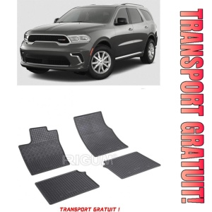Dodge Durango 3 Wk2 Facelift 2 fabricat din 2021 - Prezent, Suv, set covorase auto dedicate, din cauciuc 100% Premium - Transport Gratuit