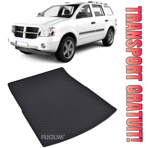 Dodge Durango Tavita pentru portbagaj din cauciuc, compatibila Dodge Durango 3 WK2 Facelift 1, caroserie suv, fabricatie 2014 - 2020, 7 locuri, randul 3 culcat