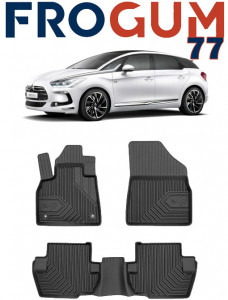 Ds 5 Din 01.2012 - 12.2018, Hatchback , Set Covorase Auto Tip Tavita Premium 3D, din cauciuc accesorii pentru autoturismul tau - masina v163327