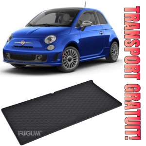 Fiat 500 Tavita pentru portbagaj din cauciuc, compatibila Fiat 500 electric fabricatie 11.2020 - prezent, caroserie hatchback