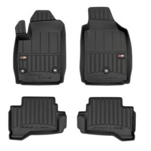 Fiat 500E I Electric Din 2015 - 2020, Hatchback , Set Covorase Auto Tip Tavita Premium 3D, din cauciuc accesorii pentru autoturismul tau - masina v163872