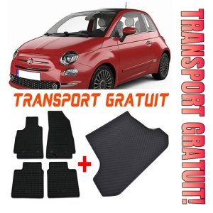 Fiat 500X Set Covorase + tavita portbagaj auto Fiat 500X fabricatie 01.2015 - prezent, caroserie suv