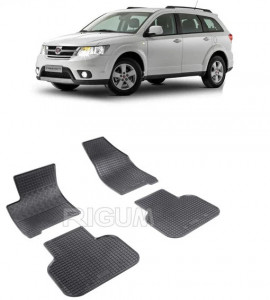 Fiat Freemont, Suv, fabricat din 08.2011 - 2016, set covorase auto dedicate, din cauciuc 100% Premium accesorii pentru autoturismul tau - masina v161270