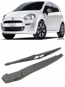 Fiat Grande Brat stergator pentru luneta spate cu lamela 305 mm, compatibil cu Fiat Grande Hatchback fabricat intre 2005-2013, calitate extra accesorii pentru autoturismul tau - masina v92257