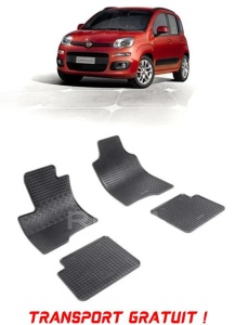 Fiat Panda III, Hatchback, fabricat din 03.2012 - Prezent, set covorase auto dedicate, din cauciuc 100% Premium - Transport Gratuit accesorii pentru autoturismul tau - masina v39993