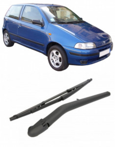 Fiat Punto Brat stergator pentru luneta spate cu lamela 370 mm, compatibil cu Fiat Punto Hatchback fabricat intre 1999-2012, calitate extra accesorii pentru autoturismul tau - masina v92285