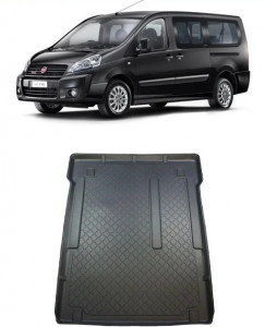 Fiat Scudo II Panorama Van din 2007 - 2016, Tavita Pentru Portbagaj Lux Premium Dedicata, Ampatament L2 In Spatele Randului 2 *2 accesorii pentru autoturismul tau - masina v203703