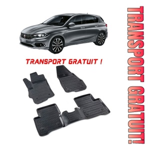 Fiat Tipo hatckback 2015-2025 Set 4 covorase auto din cauciuc tip tavita premium line 3D - Transport Gratuit!