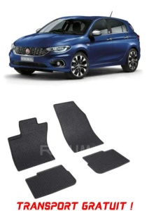 Fiat Tipo, Sedan, fabricat din 01.2016 - Prezent, set covorase auto dedicate, din cauciuc 100% Premium - Transport Gratuit accesorii pentru autoturismul tau - masina v39938