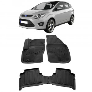 Ford C-Max (2003-2010) Set covorase auto cauciuc G.Modern Line 3D accesorii pentru autoturismul tau - masina v239358