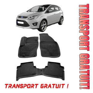 Ford C-Max (2003-2010) Set covorase auto cauciuc G.Modern Line 3D transport gratuit