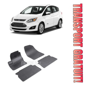 Ford C-Max I, Van, fabricat din 2003 - 10.2010, set covorase auto dedicate, din cauciuc 100% Premium