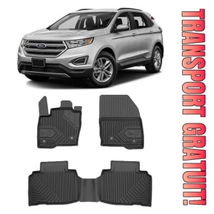 Ford Edge II Din 05.2016 - Prezent, Suv , Set Covorase Auto Tip Tavita Premium 3D, din cauciuc