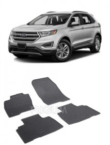 Ford Edge II, Suv, fabricat din 05.2016 - Prezent, set covorase auto dedicate, din cauciuc 100% Premium accesorii pentru autoturismul tau - masina v159702