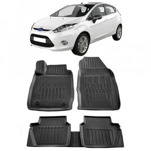 Ford Fiesta (2008-2017) Set covorase auto cauciuc G.Modern Line 3D accesorii pentru autoturismul tau - masina v241441