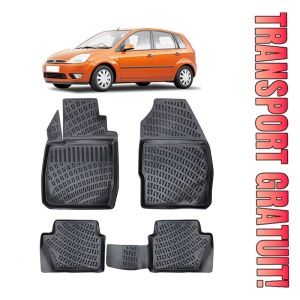 Ford Fiesta V 2002-2008 Set 4 covorase auto din cauciuc tip tavita premium line 3D
