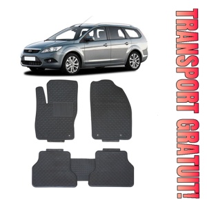 Ford Focus II Combi (2004-2011) Set 5 covorase auto cauciuc Exclusive Line