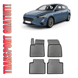 Ford Focus IV Mhev, Combi, Din 07.2020 - Prezent , Set Covorase Auto Tip Tavita Premium 3D, din cauciuc