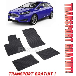 Ford Focus IV MhEV, Hatchback, fabricat din 07.2020 - Prezent, set covorase auto dedicate, din cauciuc 100% Premium - Transport Gratuit