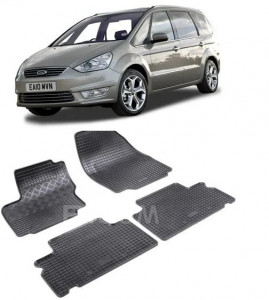 Ford Galaxy II, Van, fabricat din 06.2006 - 08.2015, 5 Locuri, Type Mk3, set covorase auto dedicate, din cauciuc 100% Premium accesorii pentru autoturismul tau - masina v157856