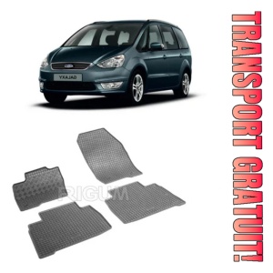 Ford Galaxy III, Van, fabricat din 09.2015 - Prezent, Type Mk4, set covorase auto dedicate, din cauciuc 100% Premium