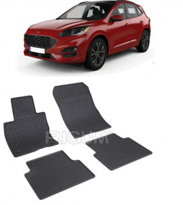 Ford Kuga Hybrid, Suv, fabricat din 04.2020 - Prezent, set covorase auto dedicate, din cauciuc 100% Premium accesorii pentru autoturismul tau - masina v157223