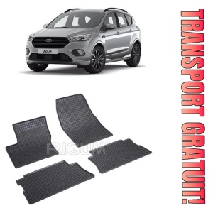 Ford Kuga II, Suv, fabricat din 02.2013 - 03.2020, set covorase auto dedicate, din cauciuc 100% Premium