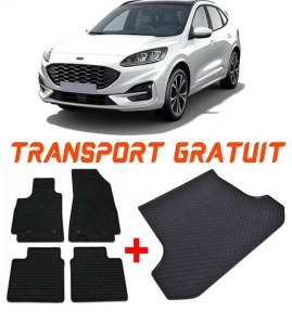 Ford Kuga Mhev din 04.2020 - Prezent Suv *1 , Set Covorase + tavita portbagaj auto accesorii pentru autoturismul tau - masina v1228
