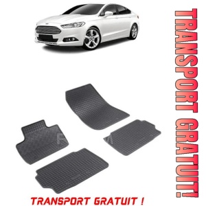 Ford Mondeo V, Hatchback, fabricat din 01.2015 - Prezent, set covorase auto dedicate, din cauciuc 100% Premium - Transport Gratuit