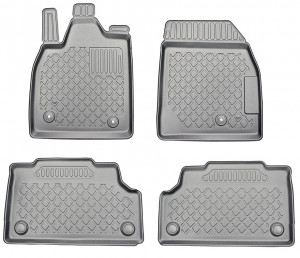 Ford Mustang Mach-E Electric Din 05.2021 - Prezent, Suv , Set Covorase Auto Tip Tavita Premium 3D, din cauciuc accesorii pentru autoturismul tau - masina v164195