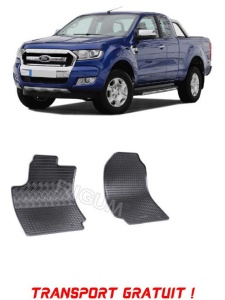 Ford Ranger, Pick-Up, fabricat din 2012 - 11.2015, 2 Locuri, set covorase auto dedicate, din cauciuc 100% Premium - Transport Gratuit accesorii pentru autoturismul tau - masina v39693
