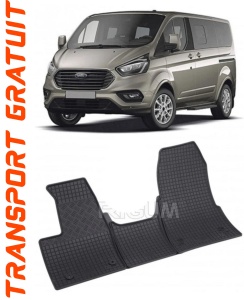 Ford Tourneo Custom fabricat din 02.2018 - Prezent, Van, 2-3 Locuri, Automat, set covorase auto dedicate, din cauciuc 100% Premium accesorii pentru autoturismul tau - masina v152703